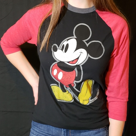 DISNEY Mickey Mouse Womens Top - Picture 2 of 5